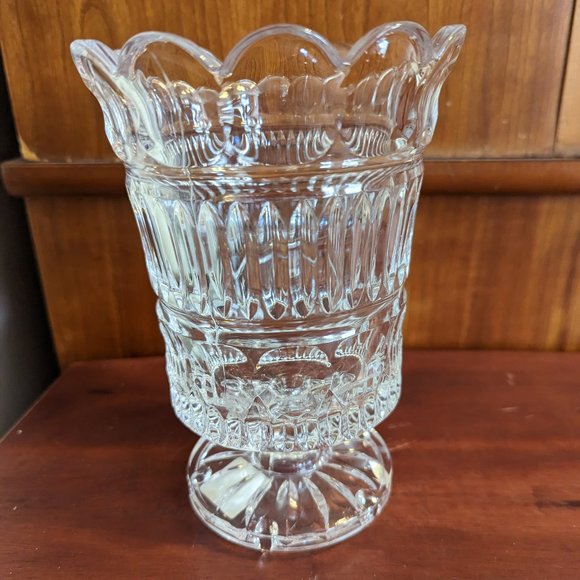 fifth avenue Accents Crystal Hurricane Vase By Fifth Avenue Poshmark